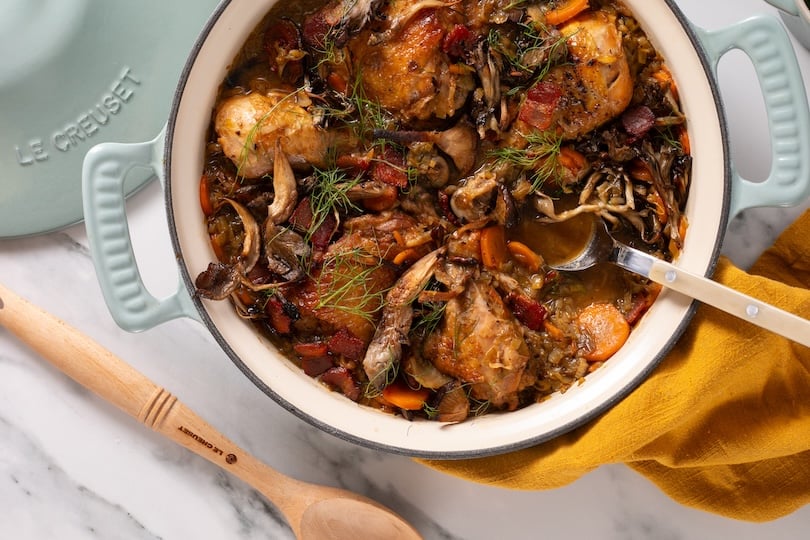 Cider Coq au Vin
